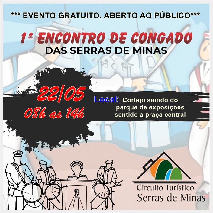 1º ENCONTRO DE CONGADO DAS SERRAS DE MINAS