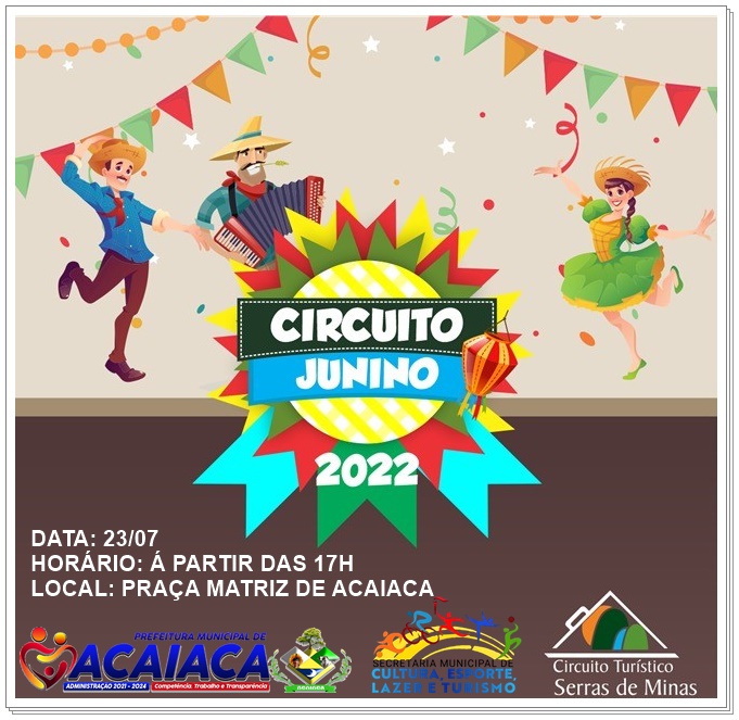 CIRCUITO JUNINO DAS SERRAS DE MINAS- 2ª ETAPA