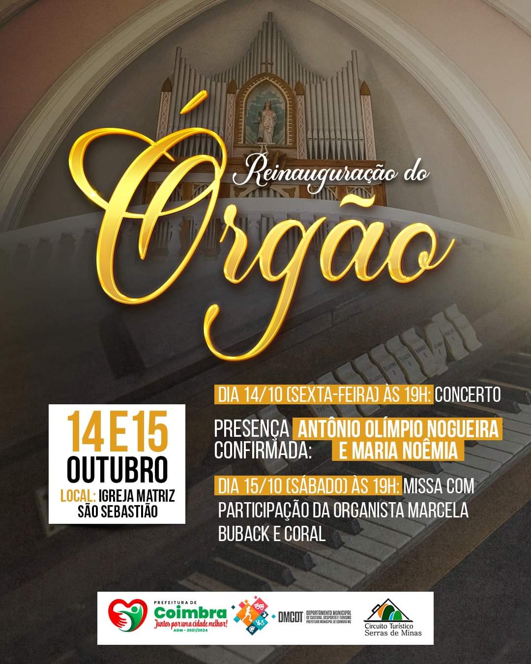 Concerto de reinauguração do Órgão