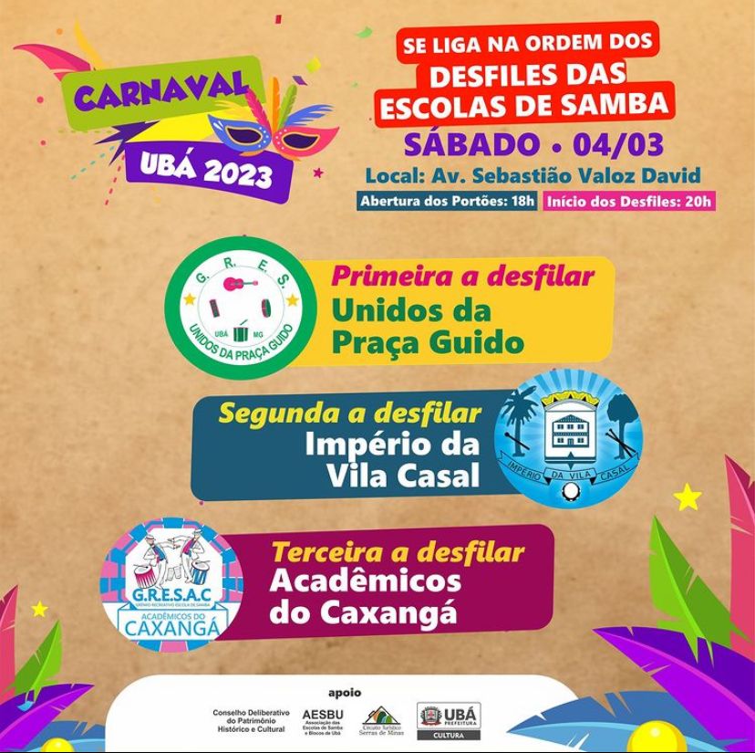 DESFILE DAS ESCOLAS DE SAMBA 