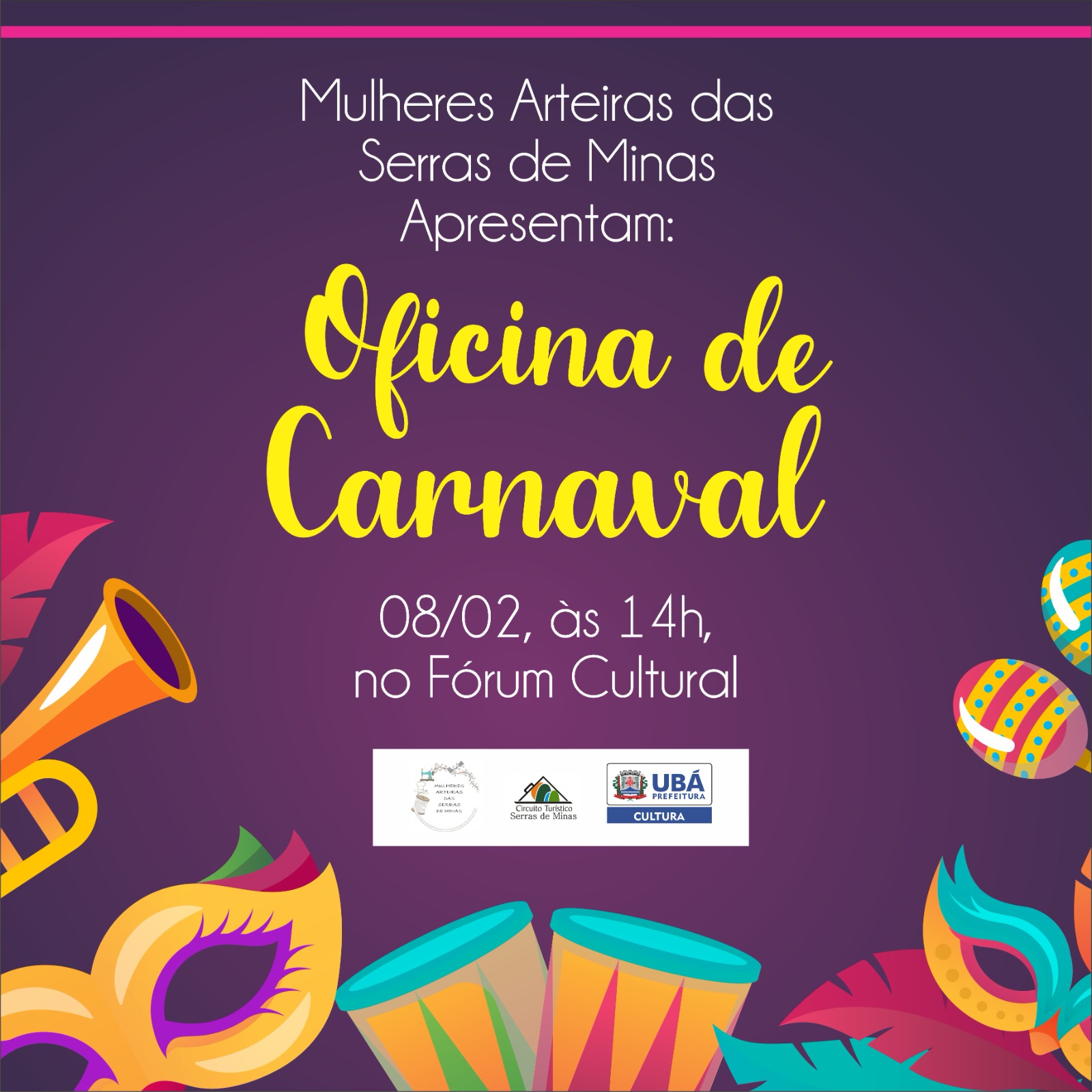 OFICINA DE CARNAVAL MULHERES ARTEIRAS